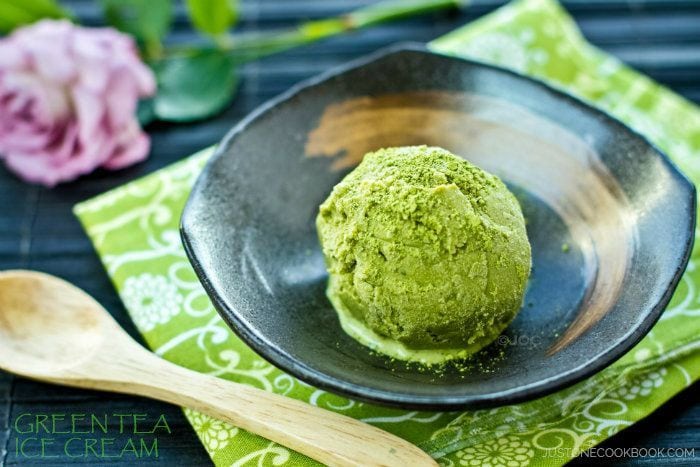 cara membuat green tea ice cream