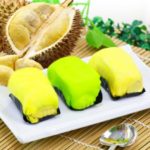 cara membuat pancake durian warna warni