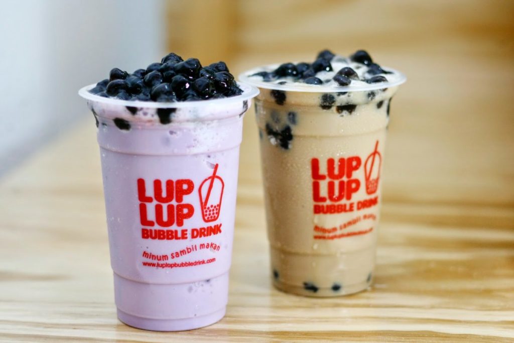 membuat thai tea taro