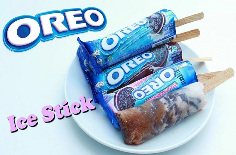 Cara buat es krim oreo stik