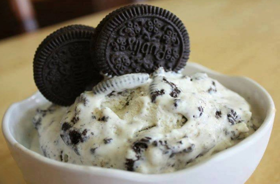 cara buat es krim oreo keju