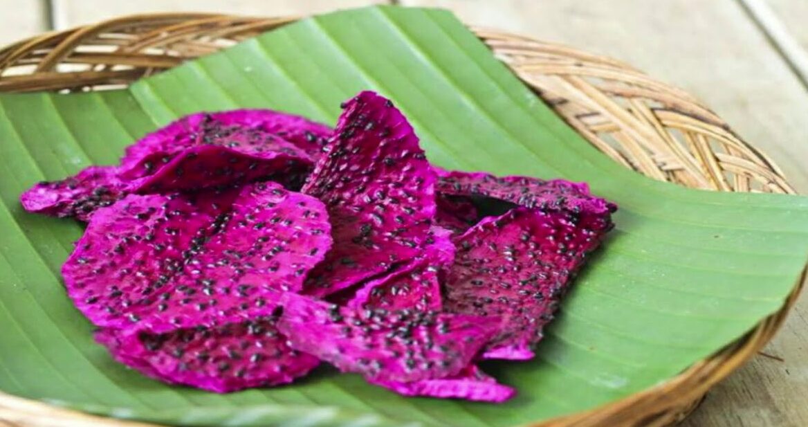 cara membuat keripik buah naga