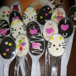cara membuat coklat sendok karakter
