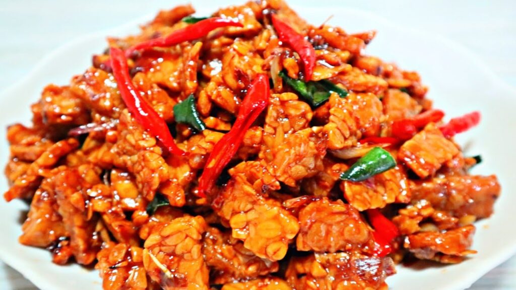 resep olahan tempe pedas manis