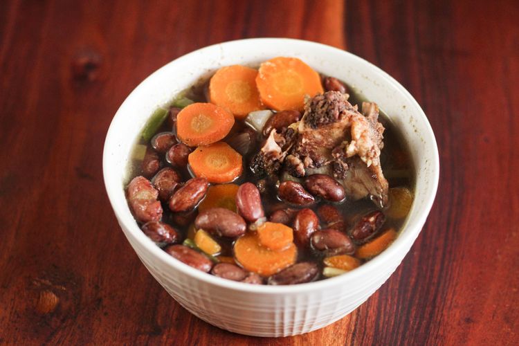 resep sup kacang merah ayam