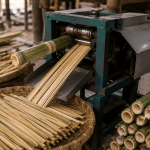 fungsi mesin irat bambu otomatis