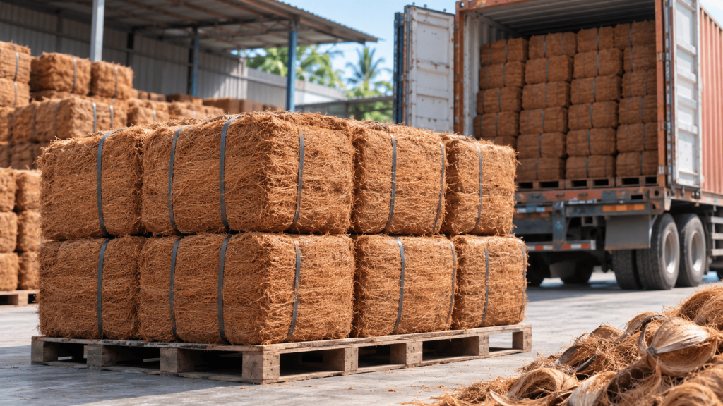 mesin baling press sabut kelapa