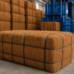 pengepakan cocofiber skala industri pabrik