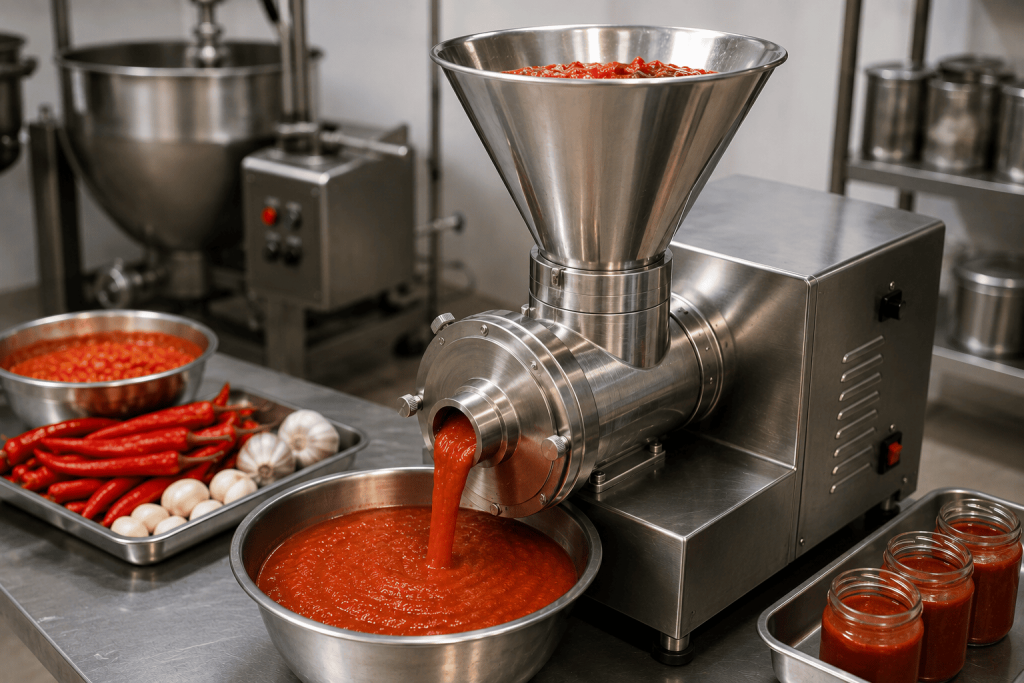 apa fungsi mesin pembuat saus