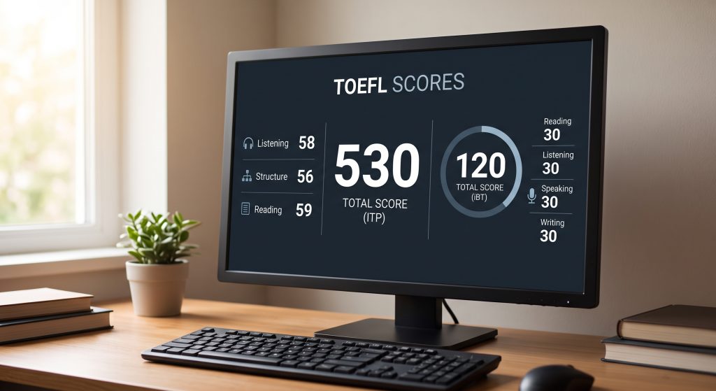 sistem penilaian toefl itp